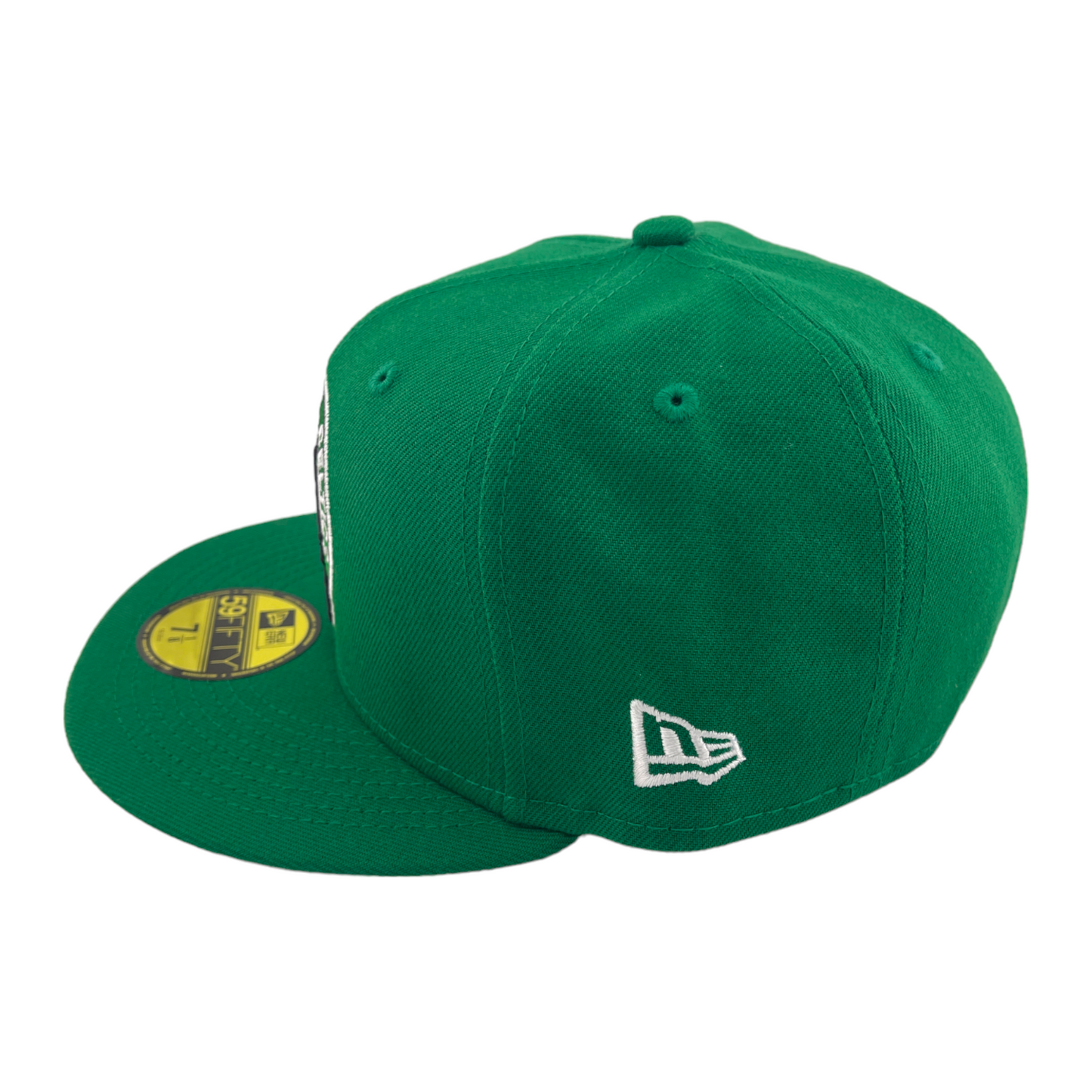 New Era Boston Celtics 17x Champions Patch Green/Yellow UV 59Fifty Fitted Hat