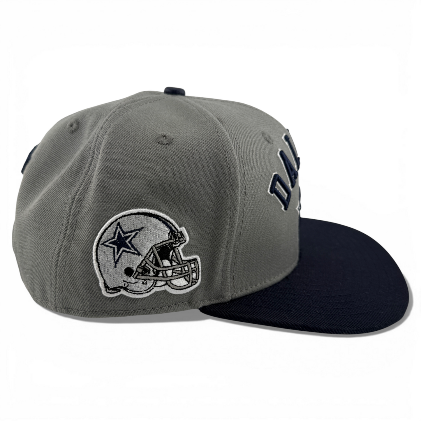 Pro Standard Dallas Cowboys NFL Star Grey/Navy Blue Snapback Adjustable Hat Cap