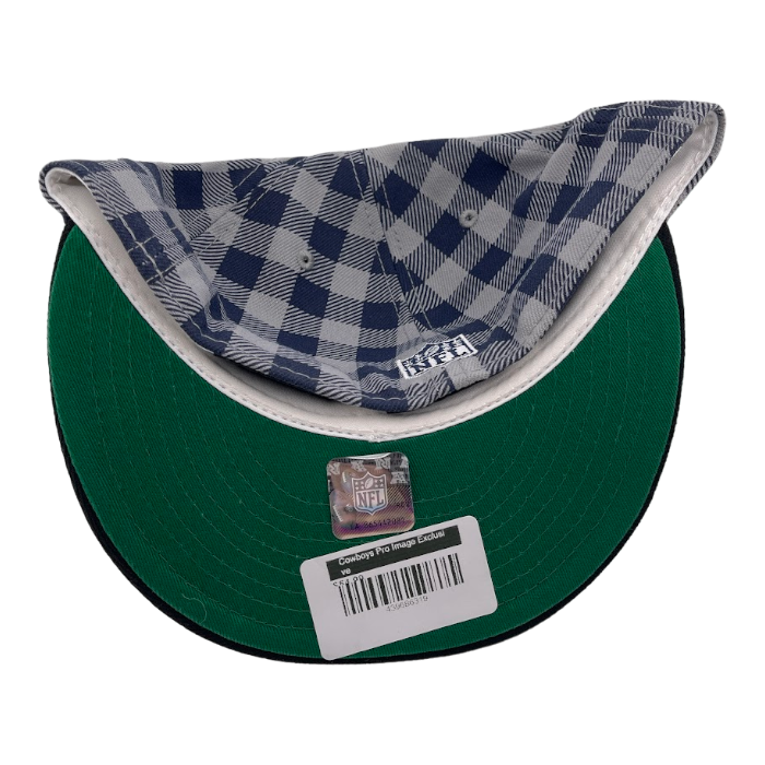 New Era Dallas Cowboys Pro Image Plaid Checkered Side Patch 59FIFTY Fitted Hat Cap