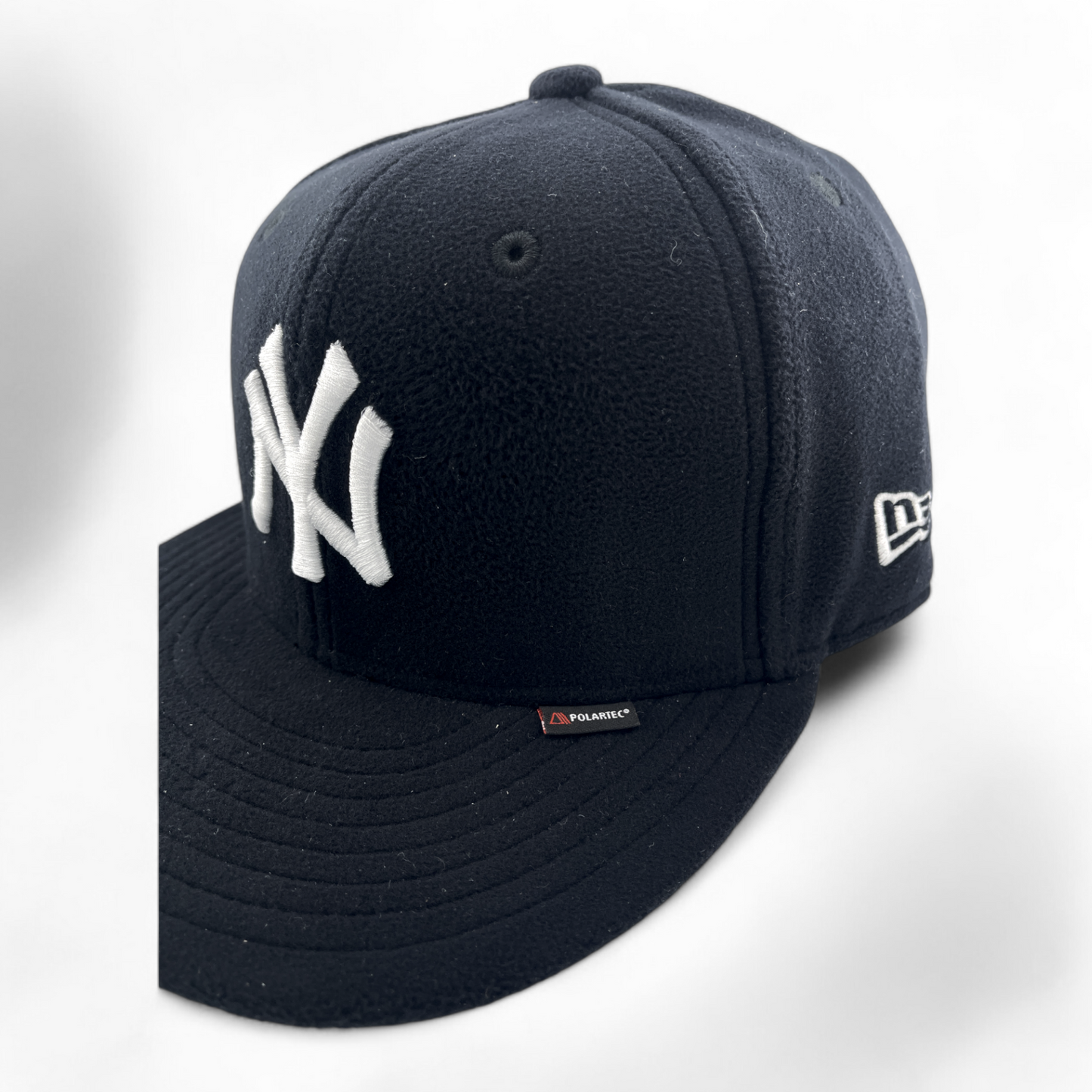 New Era New York Yankees MLB Black Polartec Wind Pro Fleece 59Fifty Fitted Hat