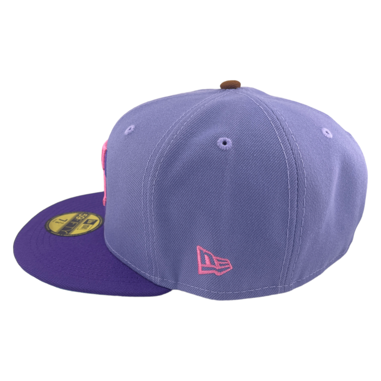 New Era Texas Rangers 40th Anniversary Patch Bunny Purple/Blue UV 59FIFTY Hat Cap