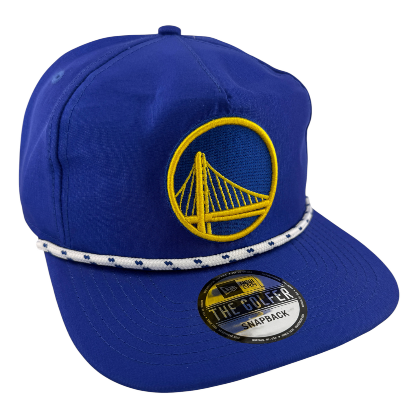 New Era Golden State Warriors A-Frame Rope The Golfer Snapback Adjustable Hat