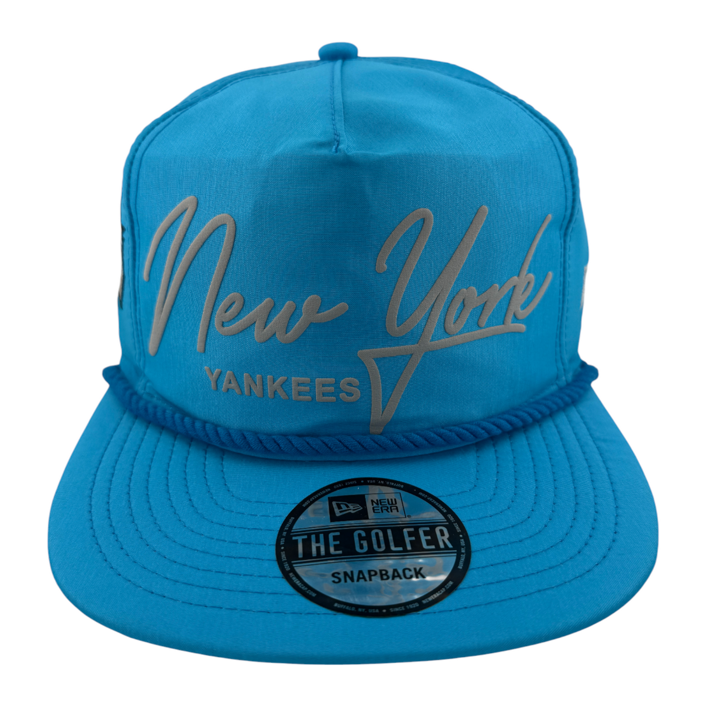 New Era New York Yankees Neon Script The Golfer Rope A-Frame Snapback Hat Cap