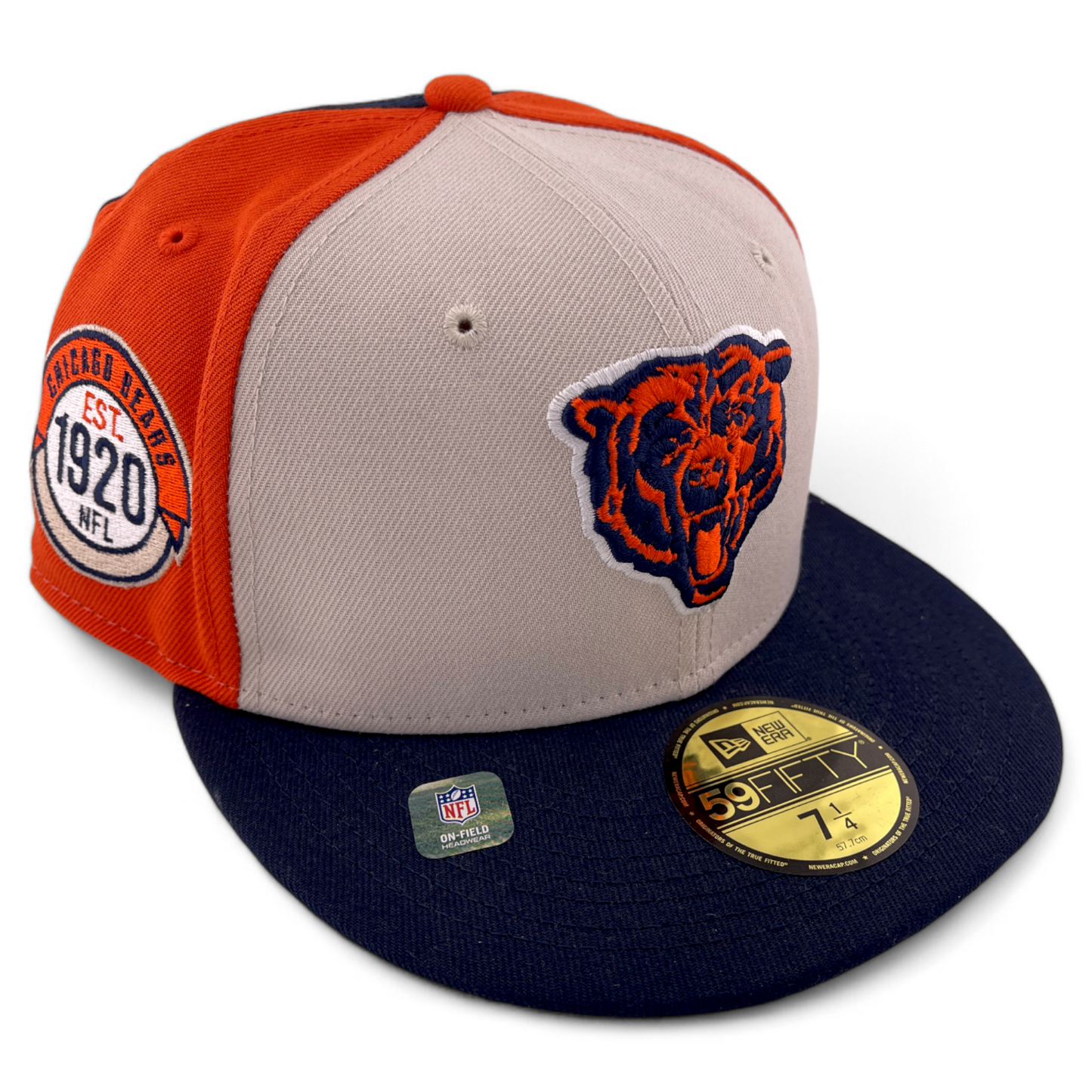 New Era Chicago Bears NFL 2023 Sideline Historic Logo 59Fifty Fitted Hat Cap