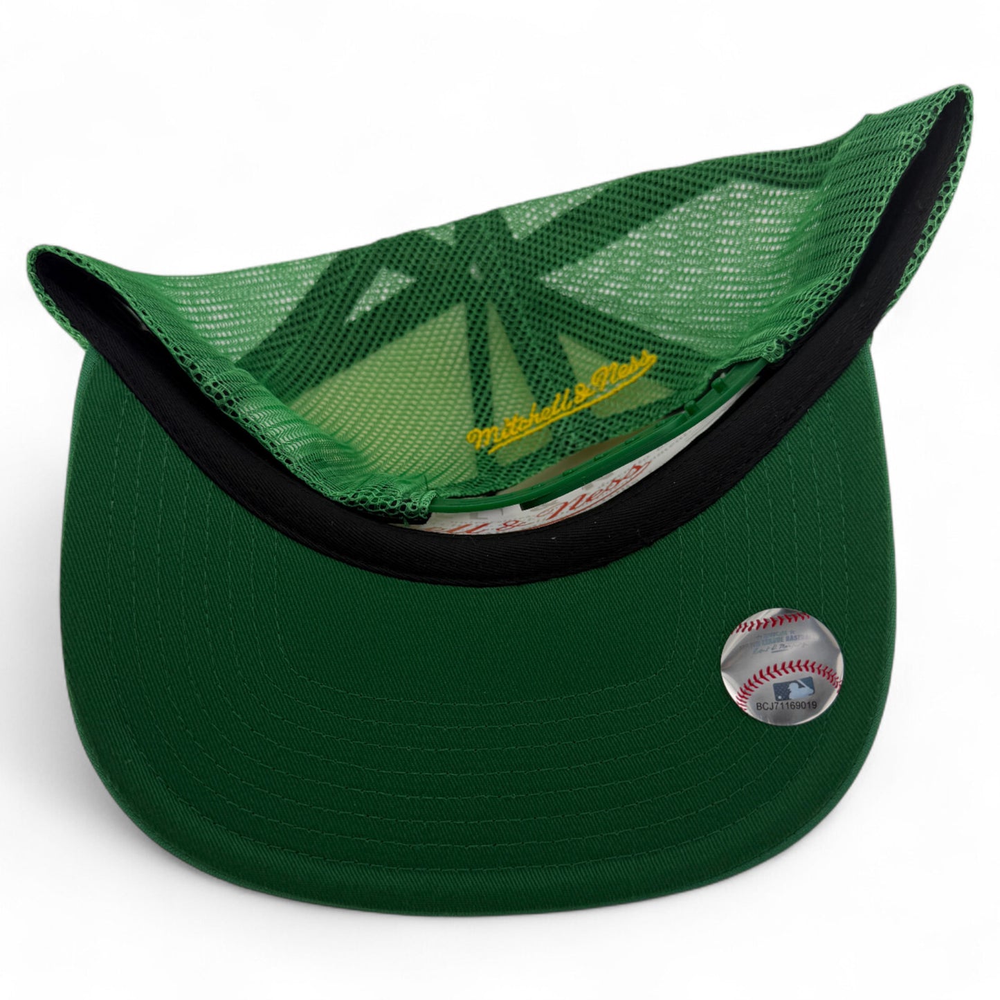 Mitchell & Ness Oakland Athletics A's MLB Foam Trucker Snapback Adjustable Hat