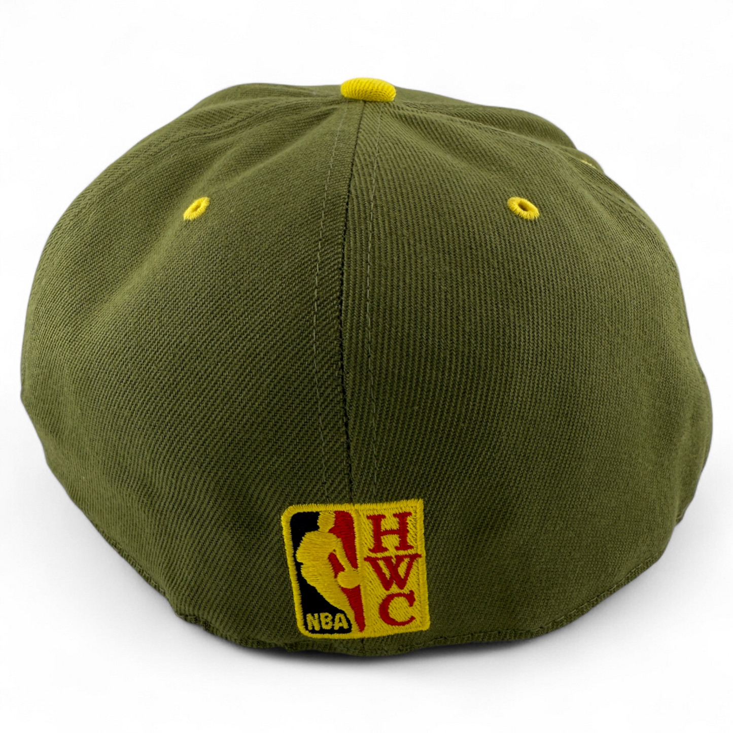Mitchell & Ness Toronto Raptors NBA Dusty Olive Green HWC Dynasty Fitted Hat Cap