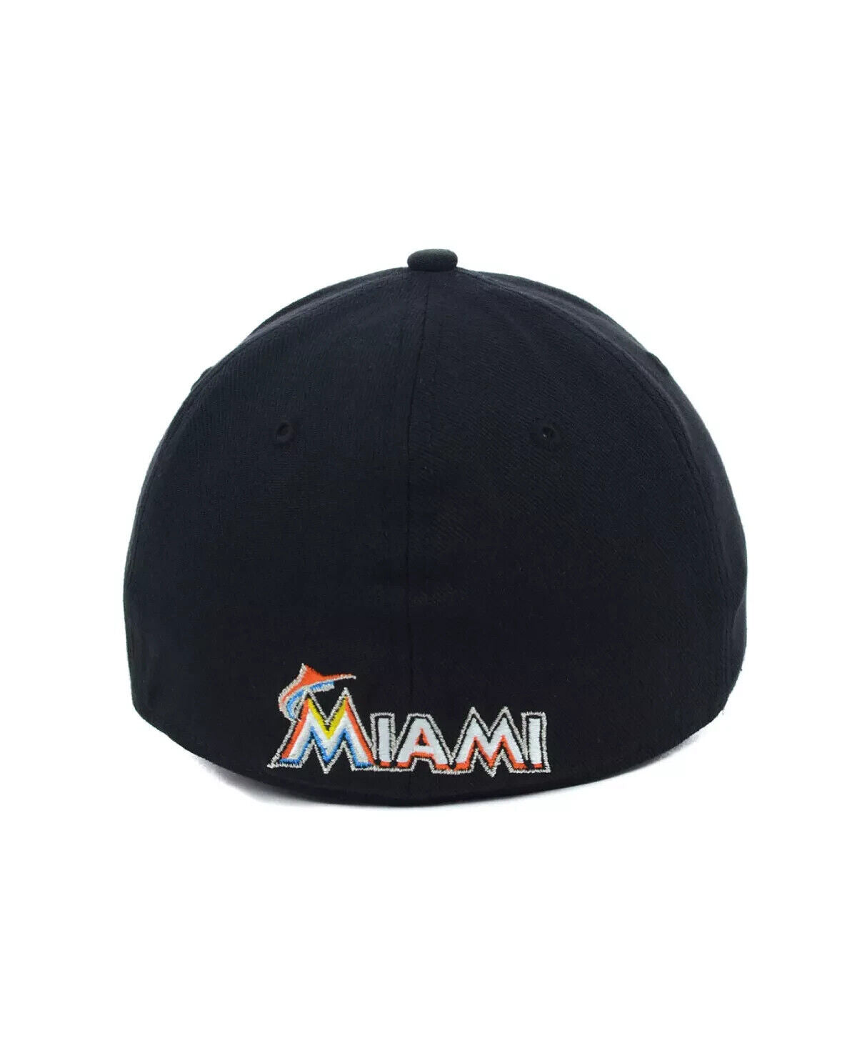 New Era Florida Miami Marlins MLB Team Classic 39Thirty Black Hat Cap