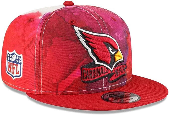 New Era Arizona Cardinals 2022 Sideline NFL Ink Dye Red 9FIFTY Snapback Hat