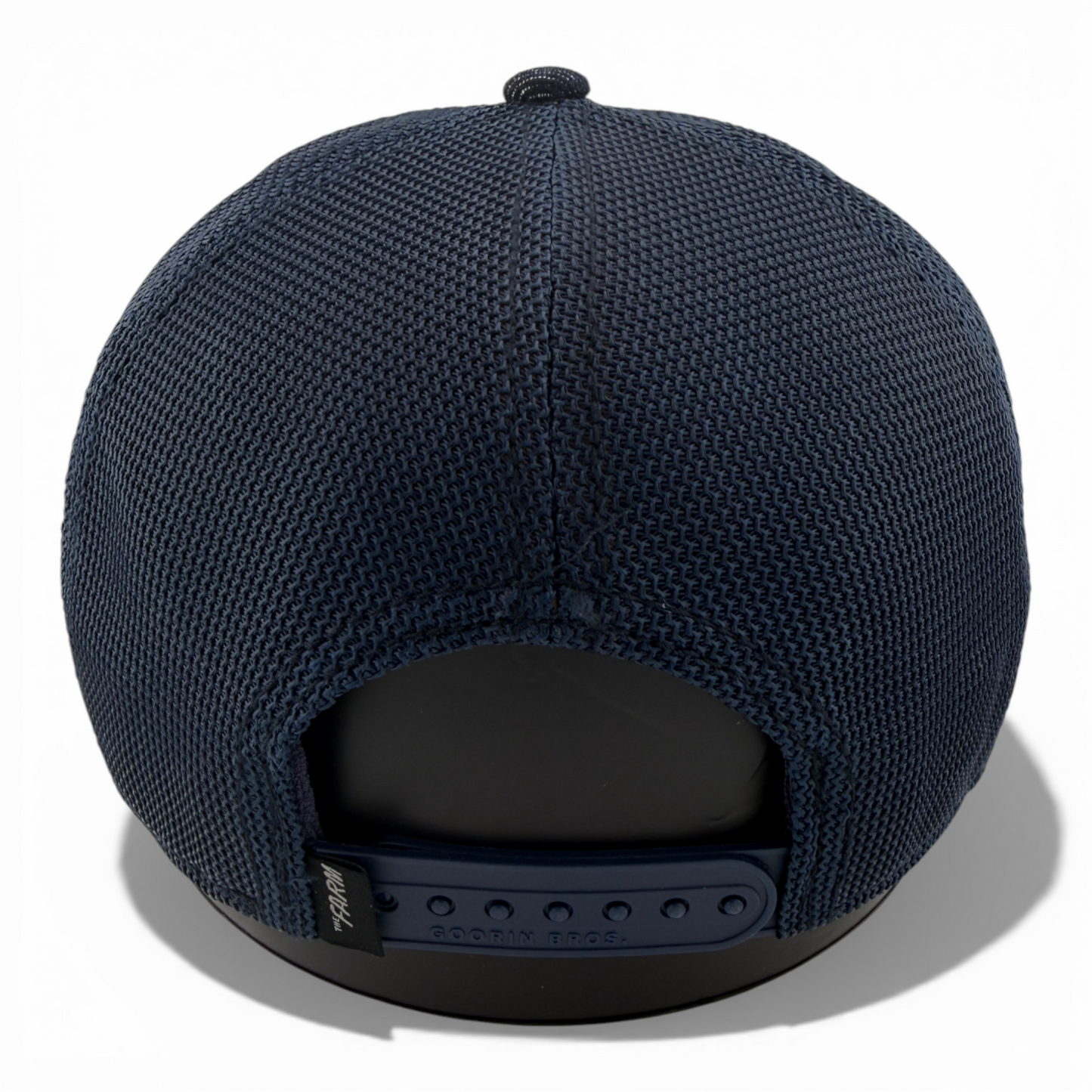 Goorin Bros The Killer Eagle Farm Denim Mesh Trucker Snapback Adjustable Hat Cap