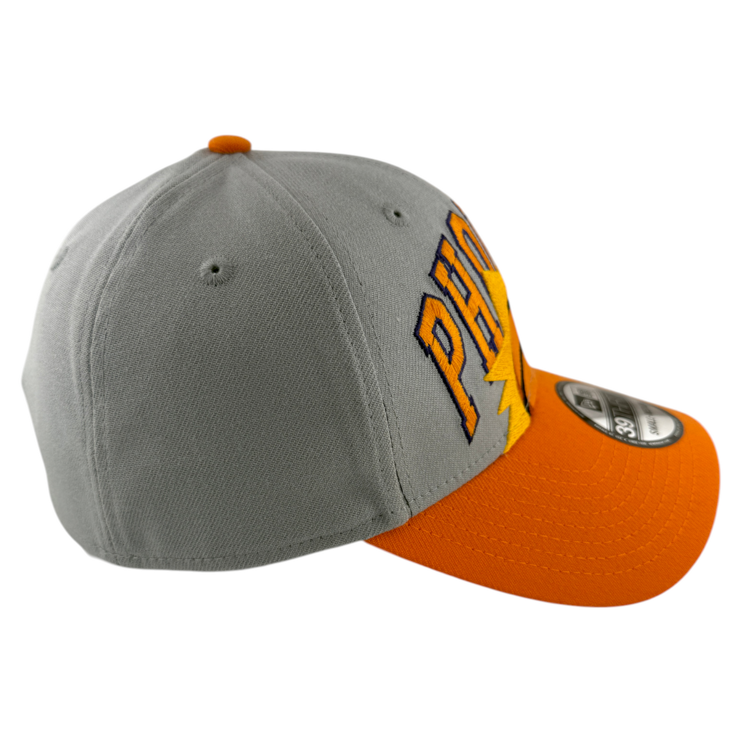 New Era Phoenix Suns NBA Tip-Off 2-Tone Orange/Grey 39Thirty Flex Fit Hat Cap