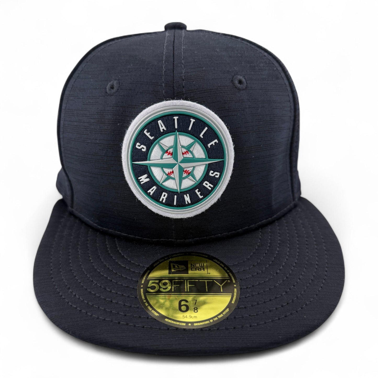 New Era Seattle Mariners MLB 2023 Clubhouse Pack Navy Logo 59FIFTY Hat Cap