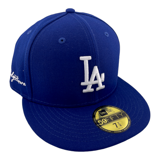 New Era Los Angeles Dodgers Dodgertown Side Stitching Logo Sweatband 59FIFTY Hat Cap