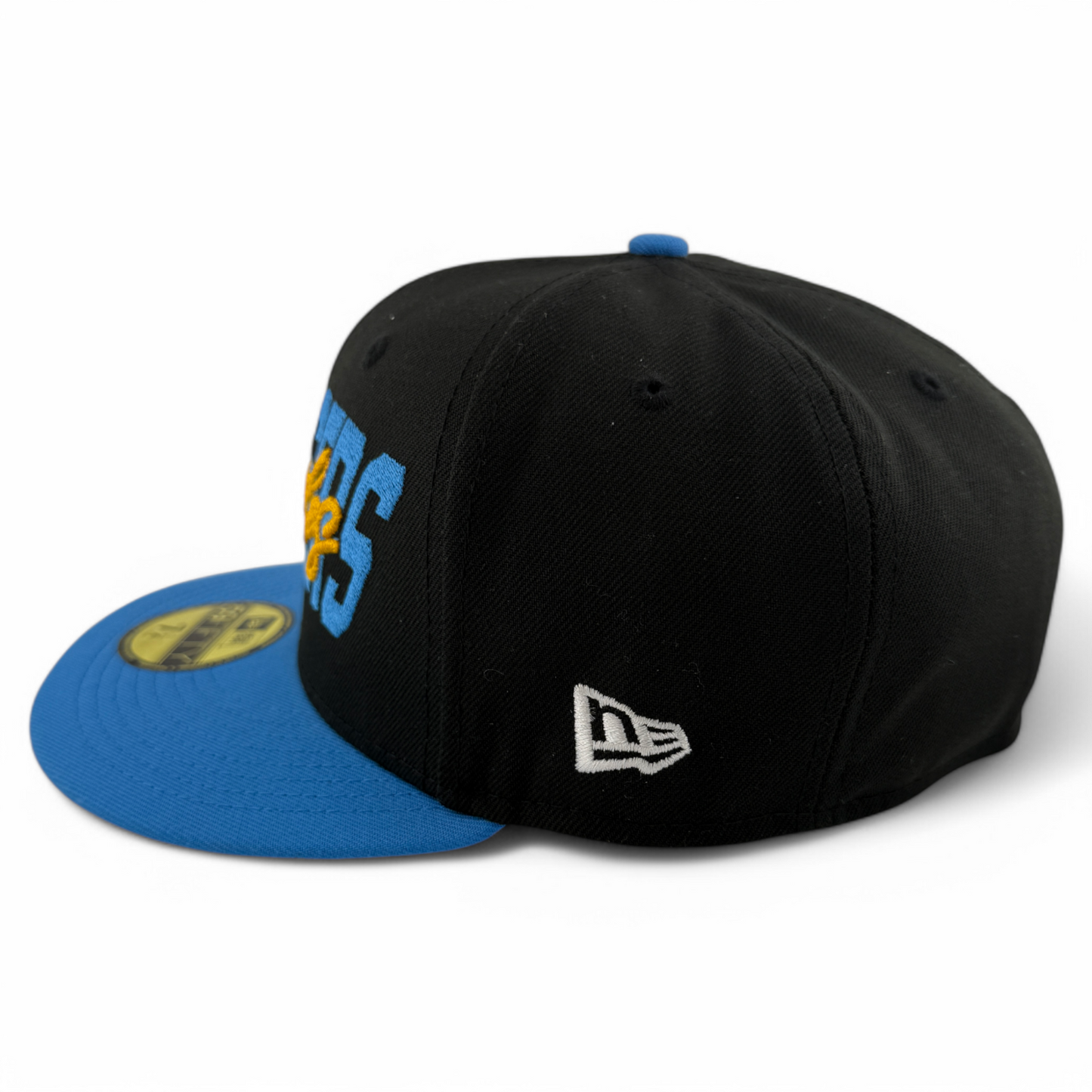 New Era Los Angeles Chargers NFL 2022 Draft On Stage Script 59FIFTY Fitted Hat