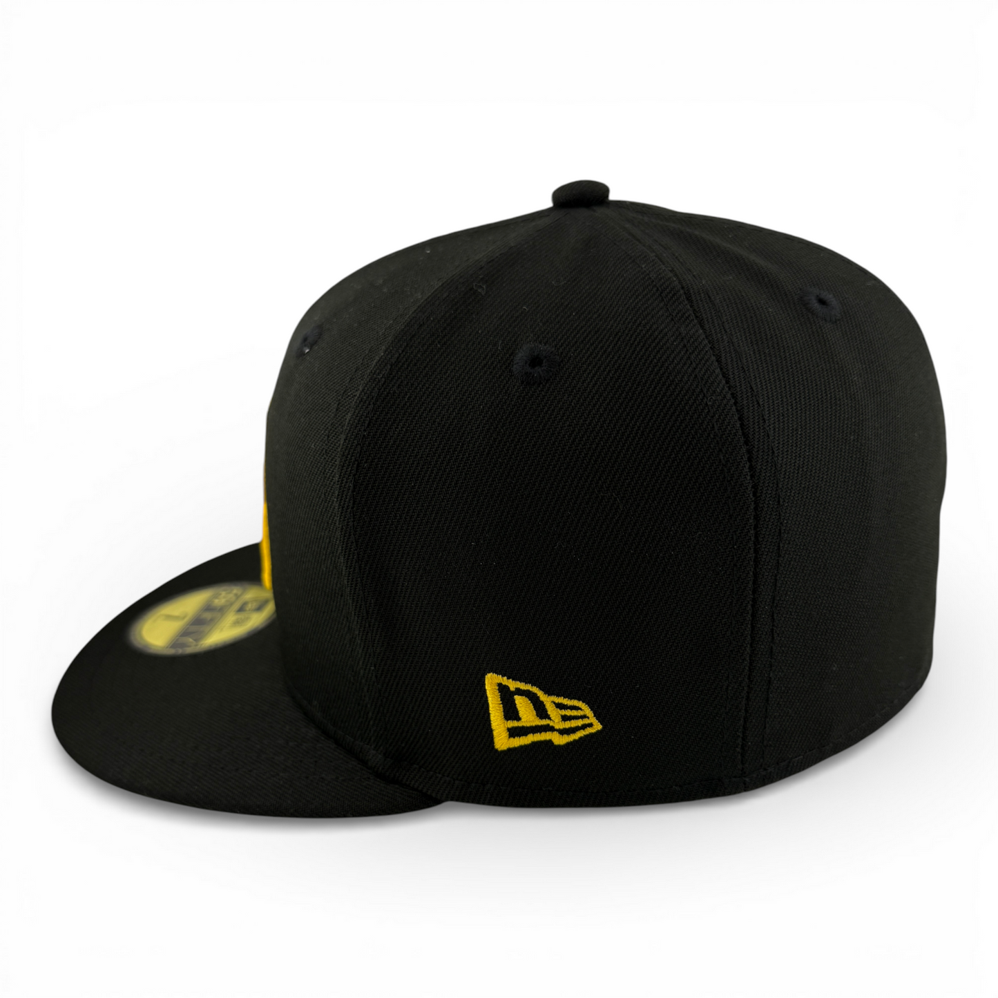 New Era Puerto Rico FBPR Alternate Black Yellow Logo 59Fifty Fitted Hat Cap