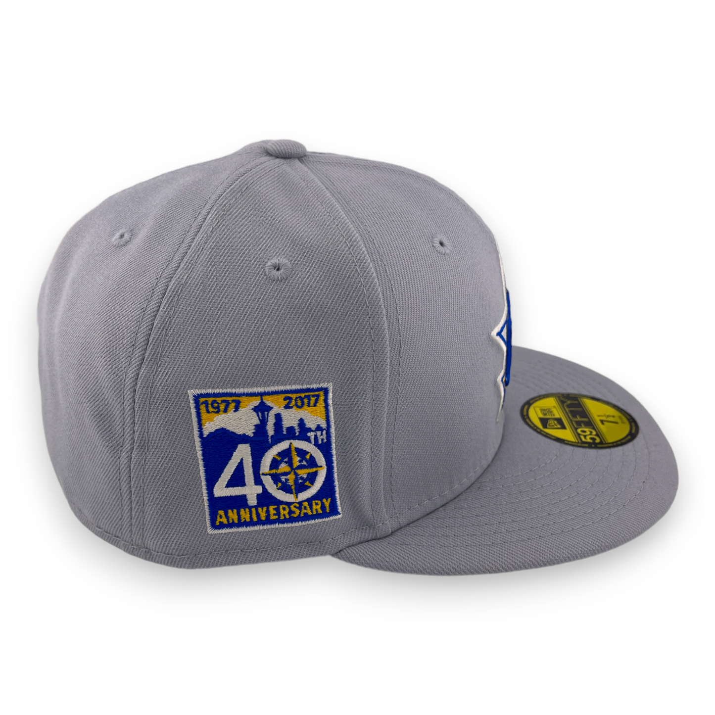 New Era Seattle Mariners 40th Anniversary Patch Grey/Tie Dye UV 59FIFTY Hat Cap