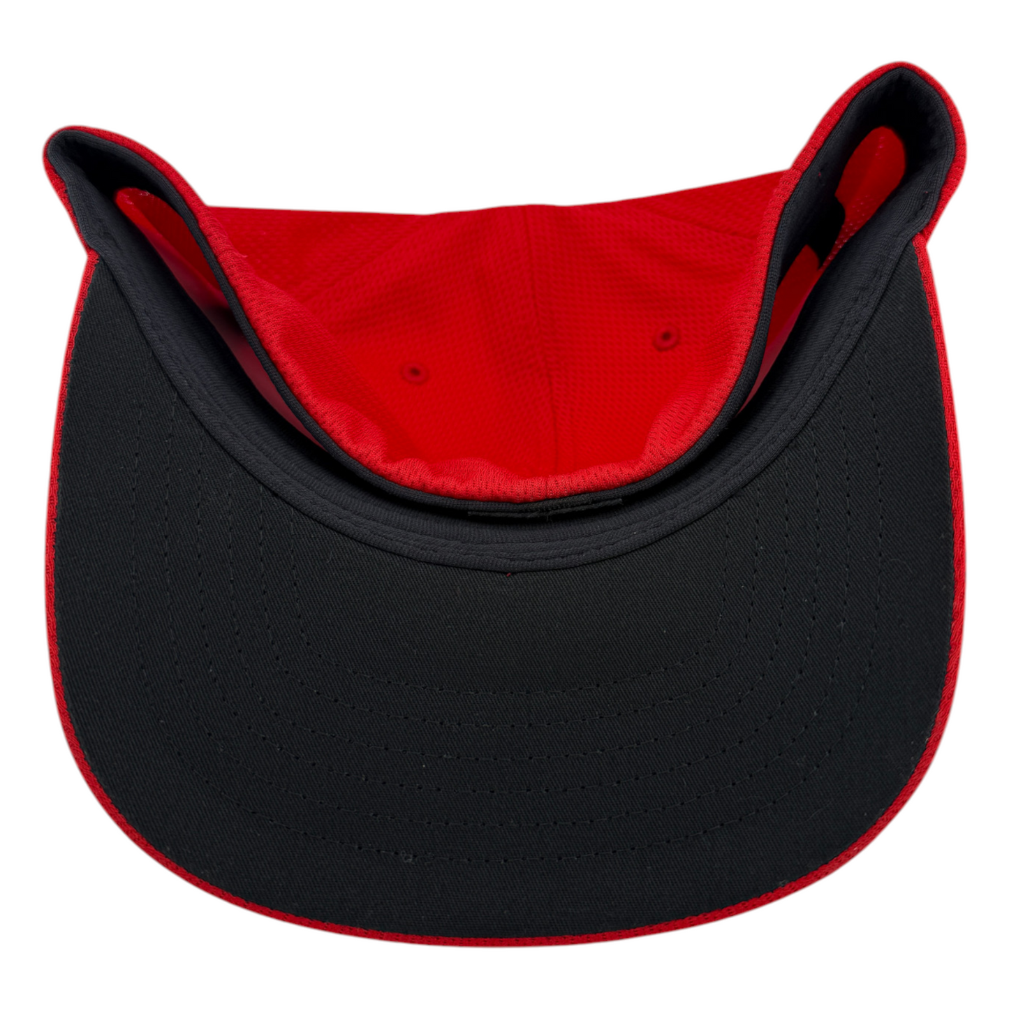 Fox Racing Fox Head Tech Logo Red Sport Neo Mesh Stretch Flex Fit Hat Cap