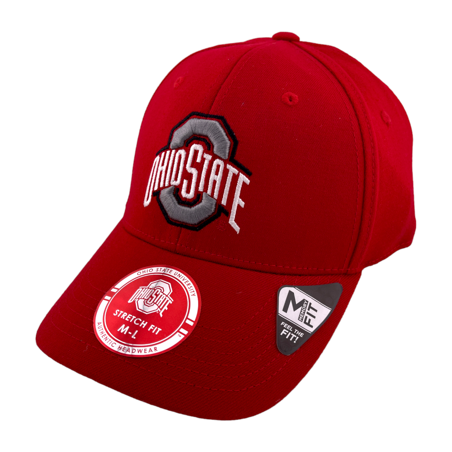 Ohio State University Buckeyes Authentic Headwear Memory Flex Fit Hat Cap