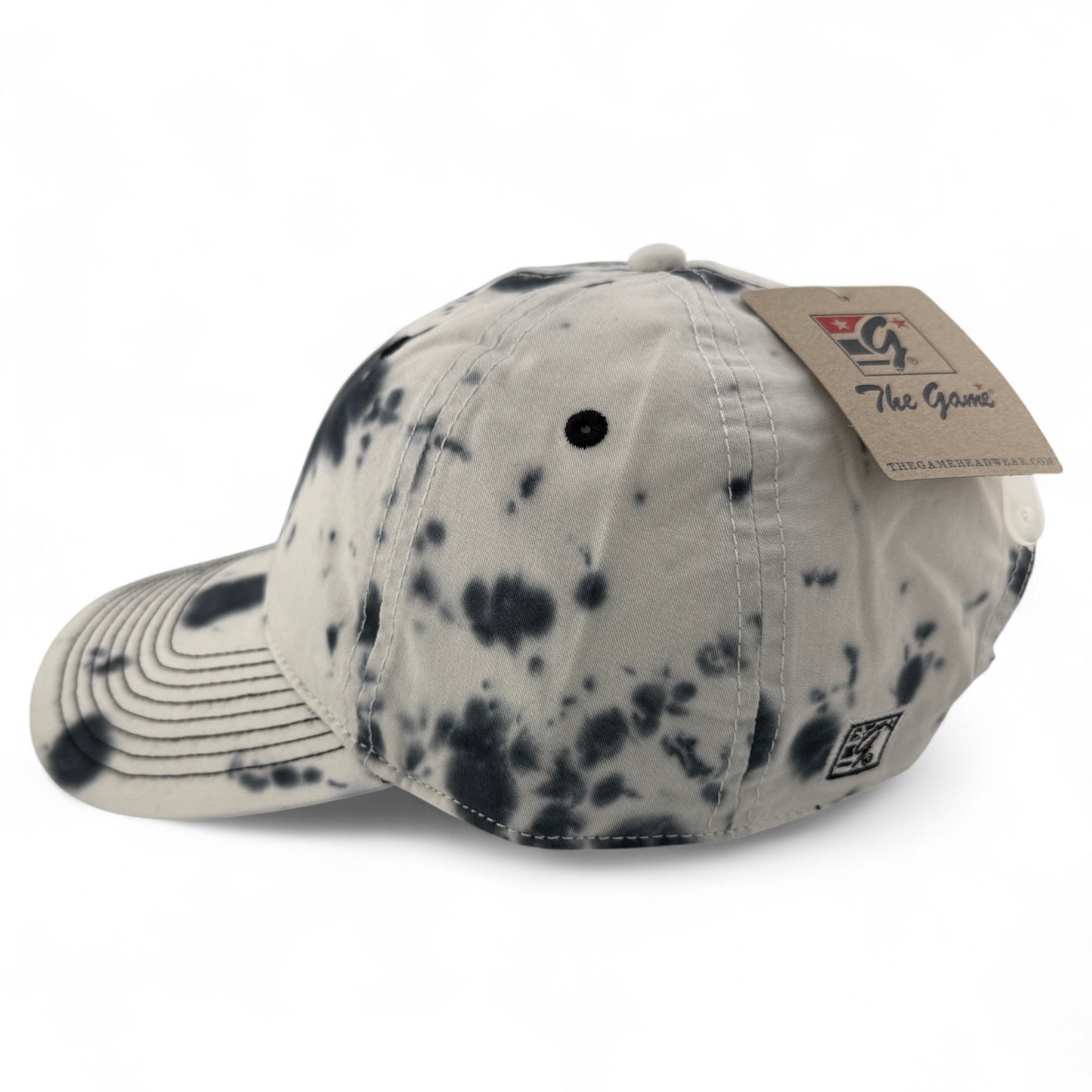 The Game GB482 Gray Scale Tie Dye Blank Twill Unstructured Adjustable Dad Hat
