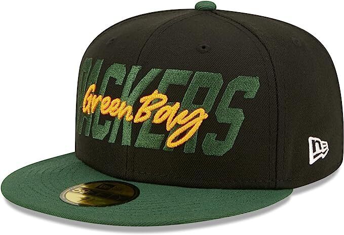 New Era Green Bay Packers 2022 Draft On-Stage NFL 59FIFTY Fitted Hat Cap