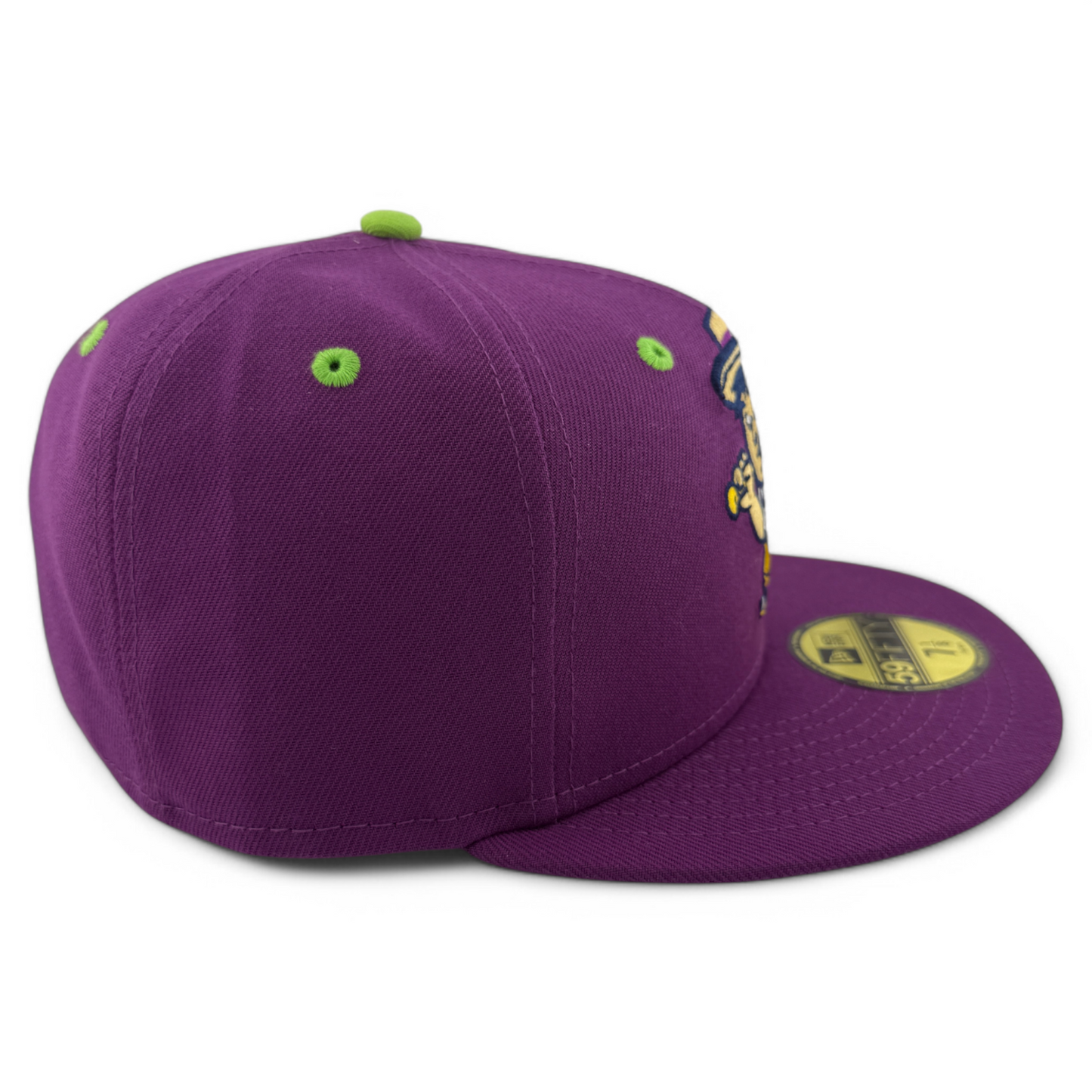 New Era Tri-City Dust Devils MiLB Viñeros de Tri-City Grape Logo 59Fifty Fitted