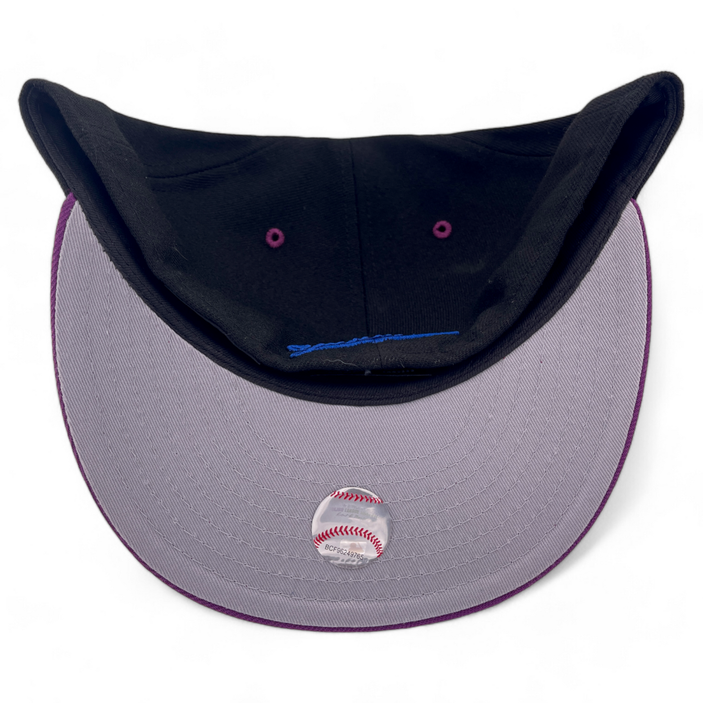 New Era New York Yankees MLB Black/Purple Pack Retro Logo 59Fifty Fitted Hat Cap