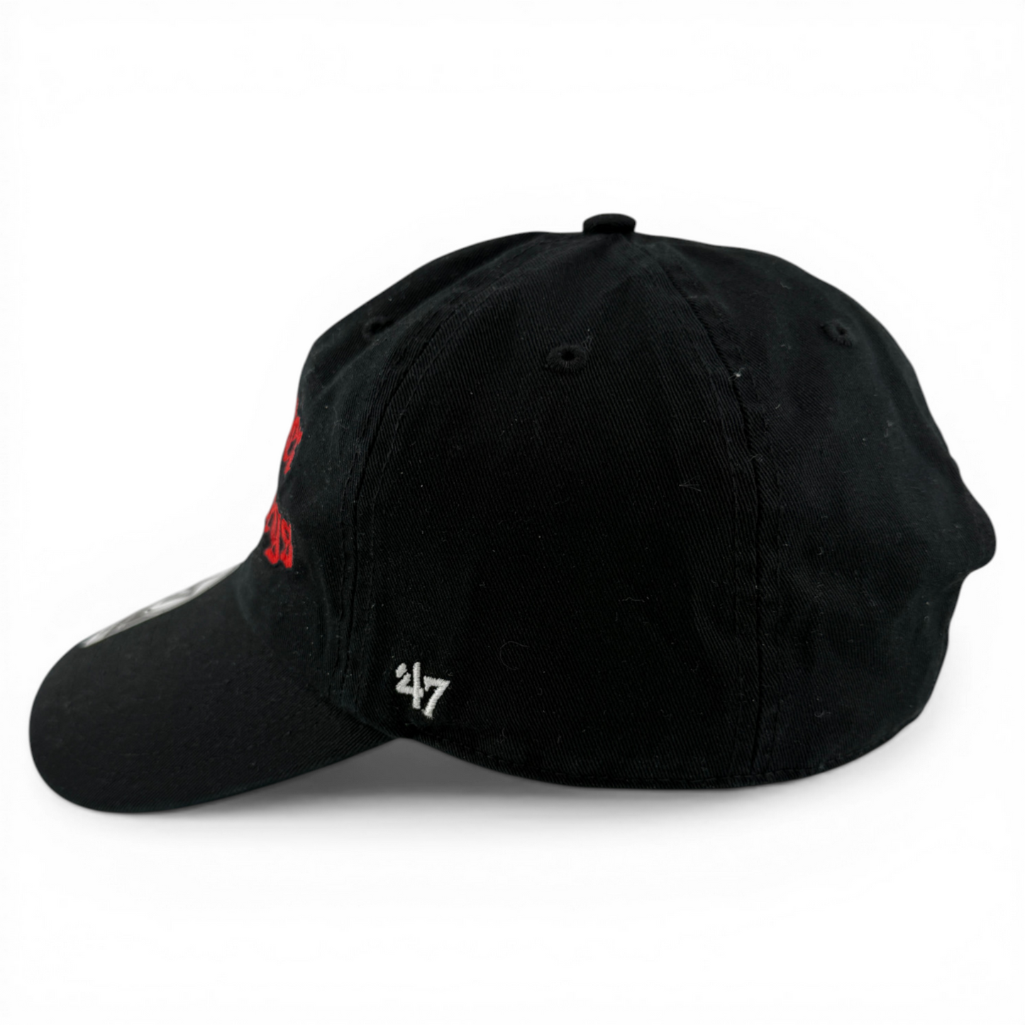 '47 Brand Worcester Red Sox WooSox Ruby Legs MiLB Clean Up Adjustable Dad Hat