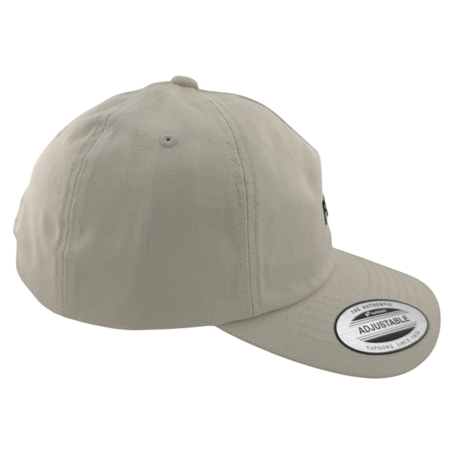 Fox Racing Wordmark Cream Tan Logo A-Frame Adjustable Strapback Dad Hat Cap
