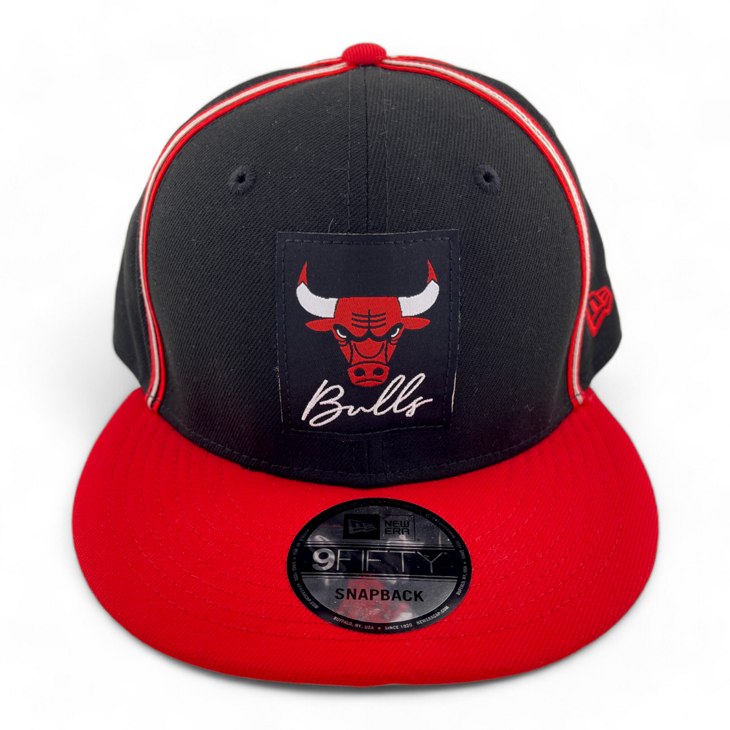 New Era Chicago Bulls NBA Retro 4 "Remastered" Red/Black 9Fifty Snapback Hat Cap