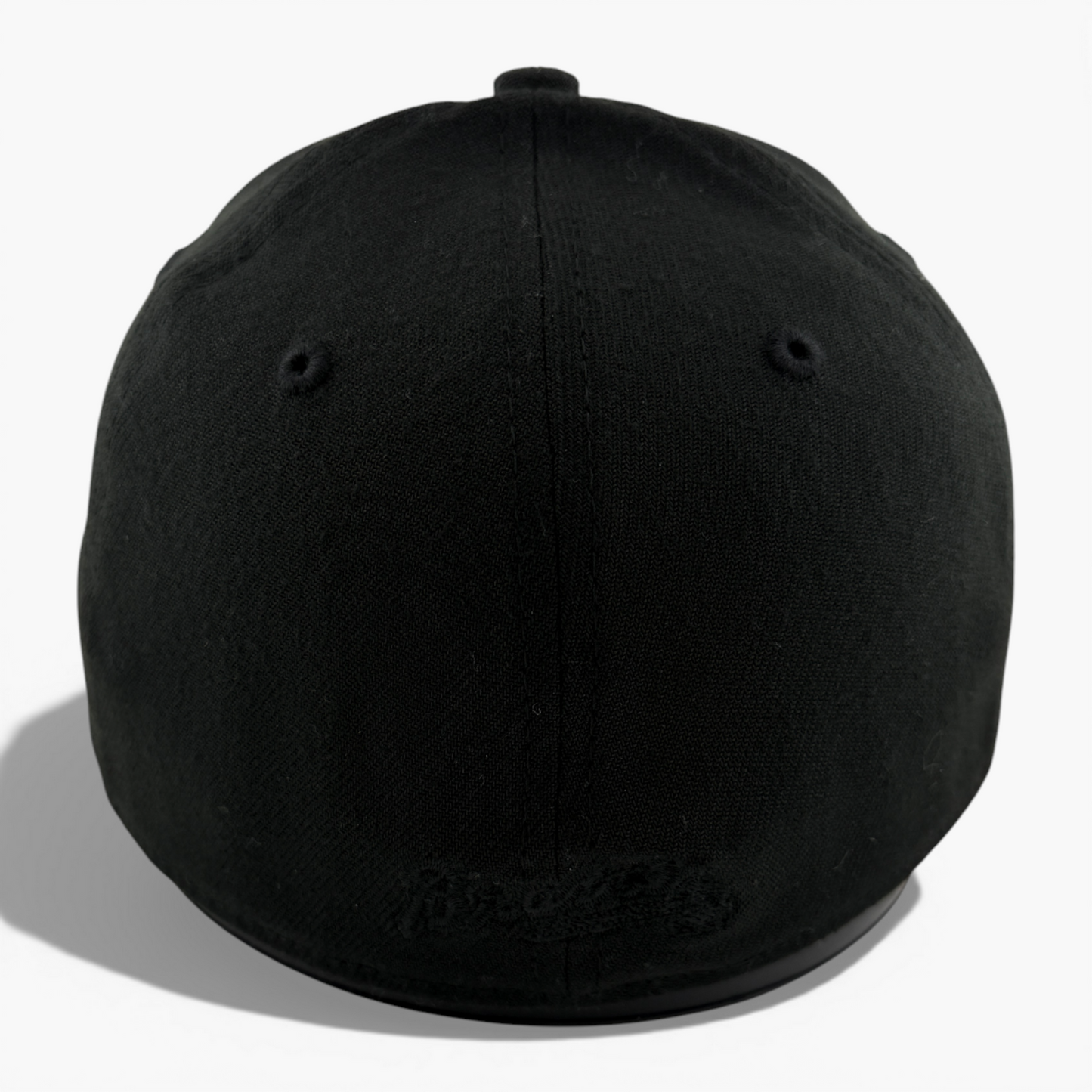 New Era Atlanta Braves MLB All Blackout Blacked Out 39Thirty Flex Fit Hat Cap