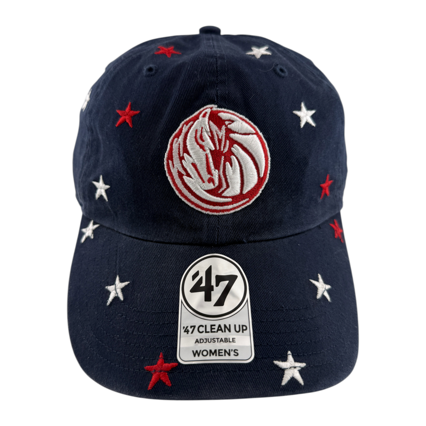 '47 Brand Dallas Mavericks Confetti Clean Up Womens Strapback Adjustable Dad Hat