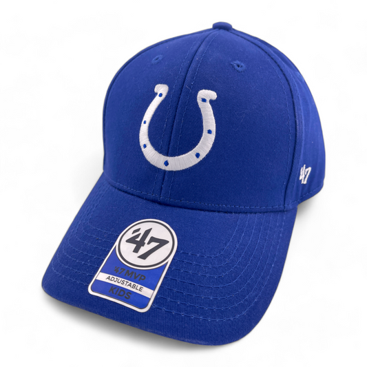 '47 Brand Indianapolis Colts NFL MVP Adjustable Hat Cap Child/Youth Kids