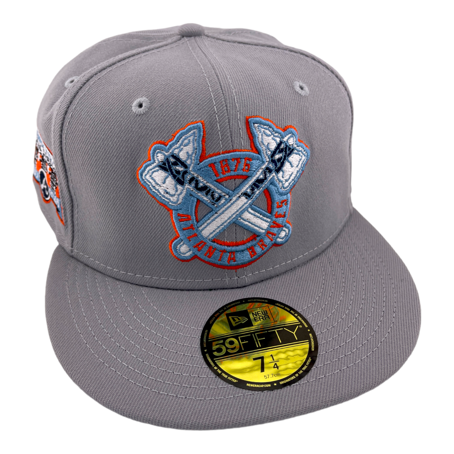 New Era Atlanta Braves Turner Field Final Season Orange Slice Grey 59FIFTY Hat