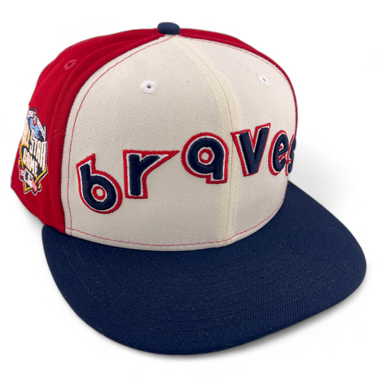 New Era Atlanta Braves MLB Retro Fun Logo Pack Red/Blue 59Fifty Fitted Hat