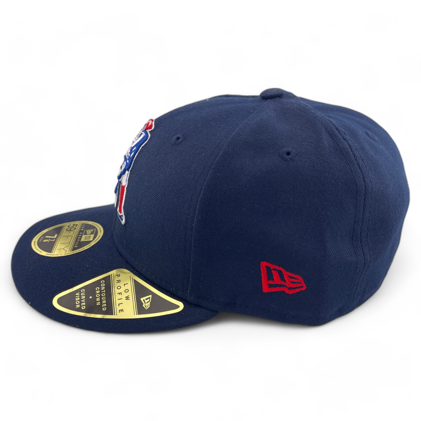 New Era New England Patriots NFL Navy 59FIFTY Low Profile Fitted Hat Cap