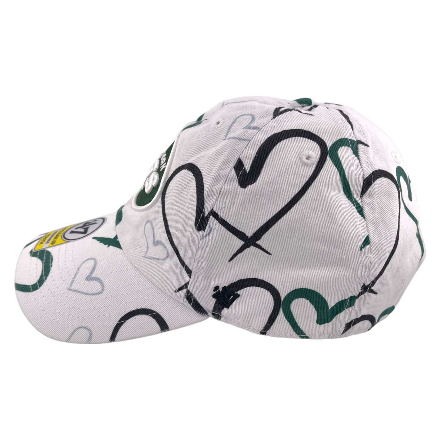 '47 Brand New York Jets NFL Youth Hearts Clean Up Adjustable Dad Hat Cap