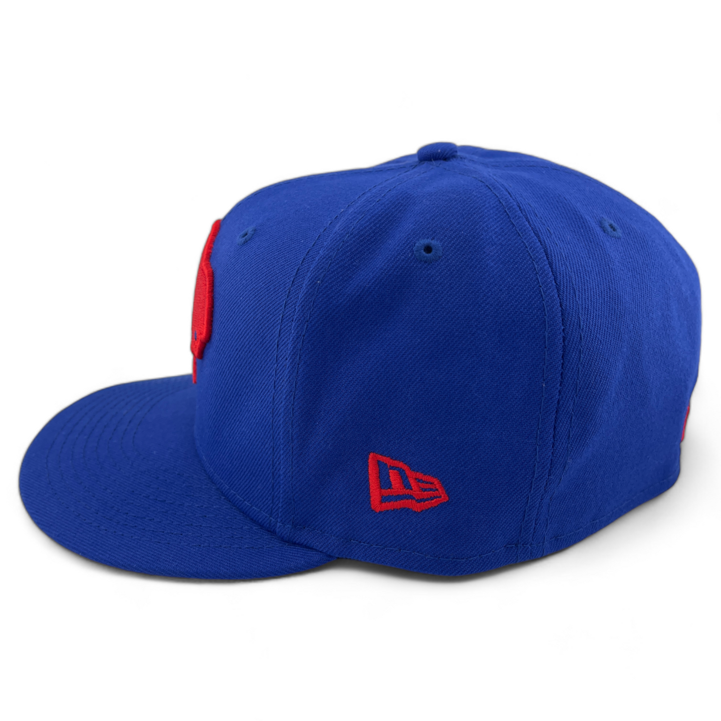 New Era Buffalo Bills NFL Historic Red Logo 59Fifty Fitted Hat Cap Size 7 1/2