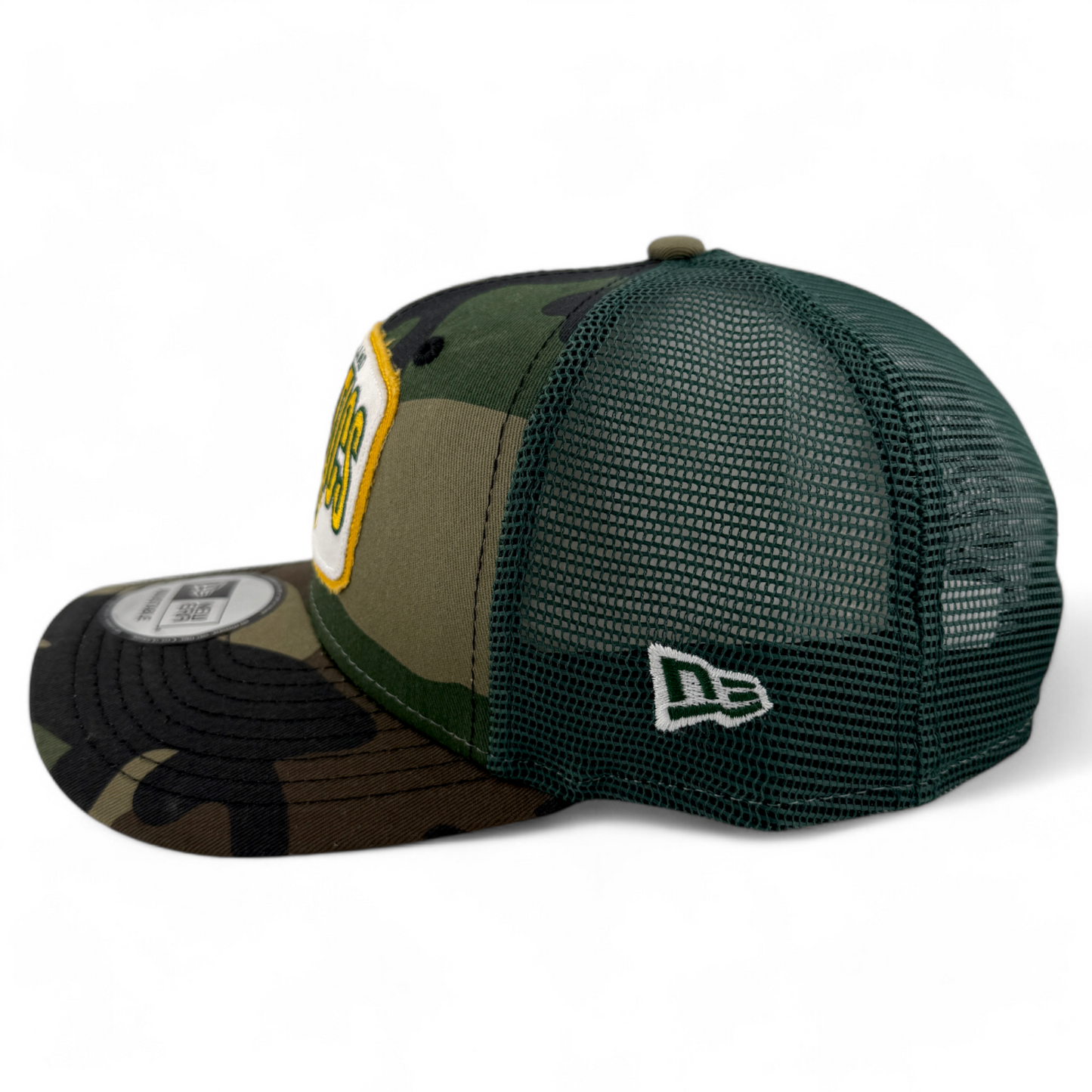 New Era Oakland Athletics A's MLB Camouflage Snapback Adjustable Trucker Hat