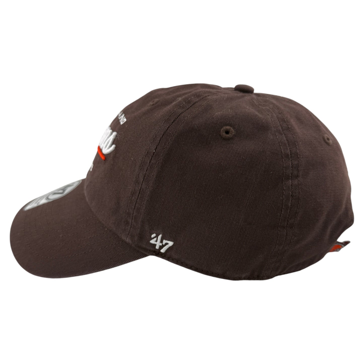 '47 Brand Cleveland Browns NFL Script Logo Women's Clean Up Adjustable Dad Hat