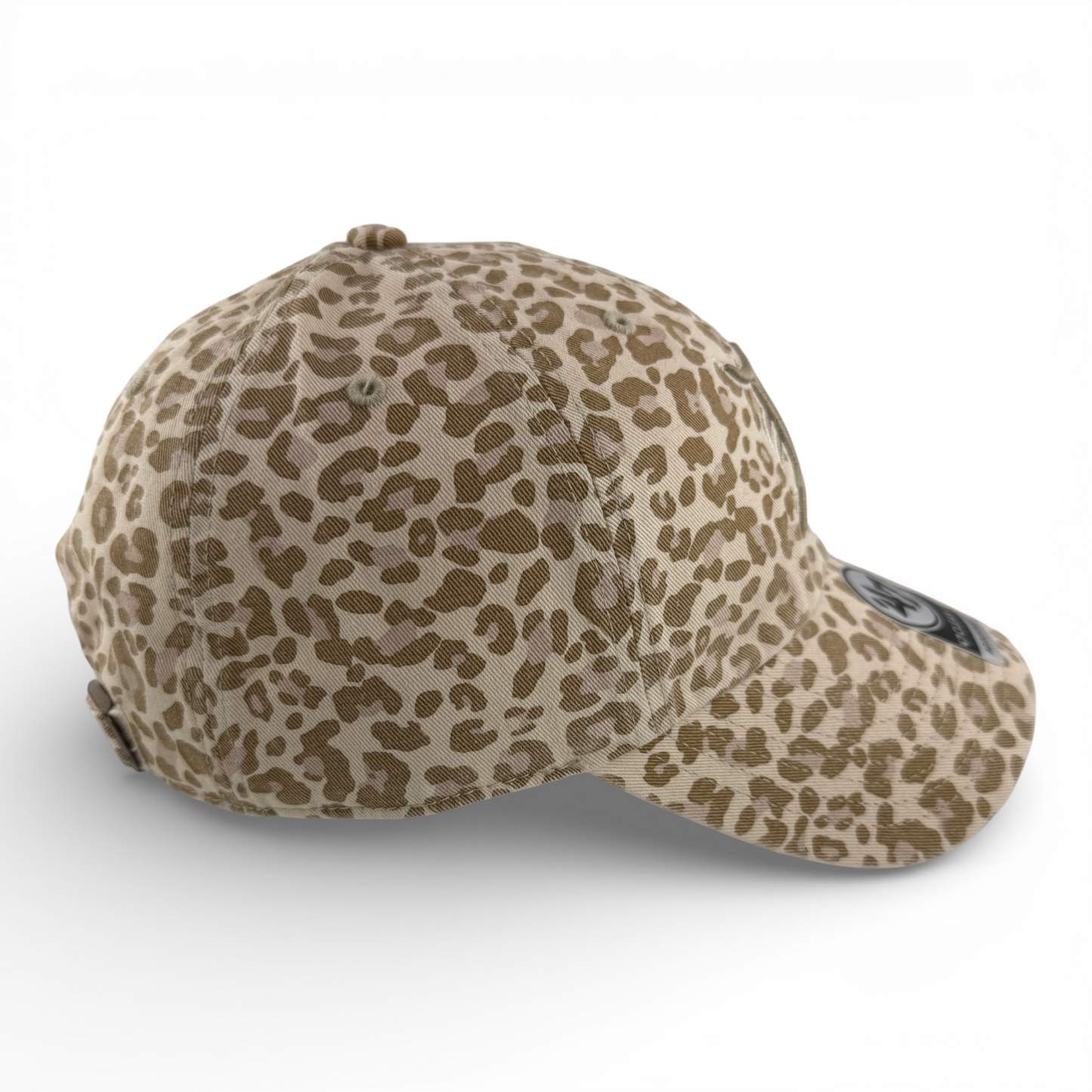 '47 Brand Detroit Tigers MLB Tan Khaki Leopard Clean Up Adjustable Dad Hat Cap