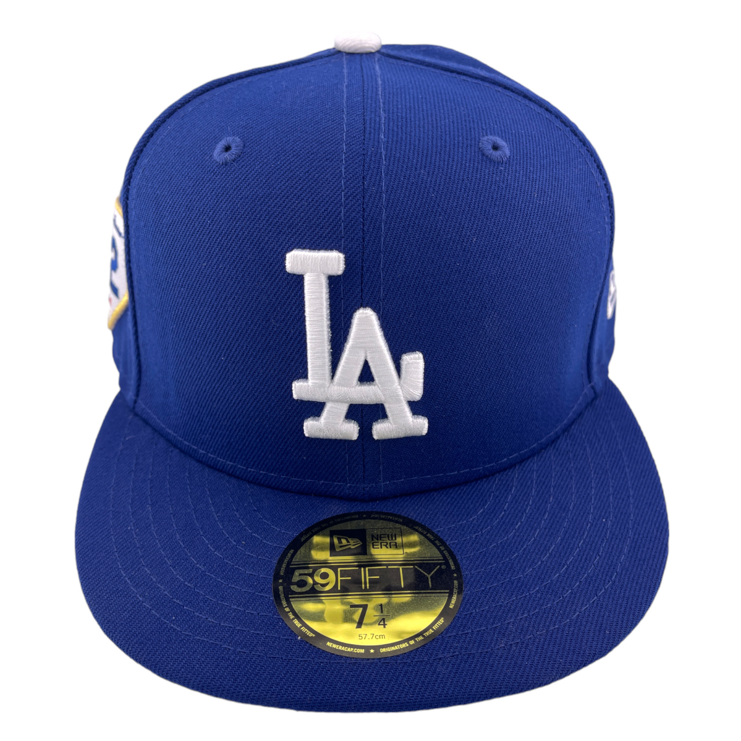 New Era Los Angeles Dodgers #42 Jackie Robinson Blue/Black UV 59FIFTY Fitted Hat Cap