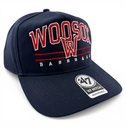 '47 Brand Worcester Red Sox WooSox Roscoe Hitch A-Frame Snapback Adjustable Hat