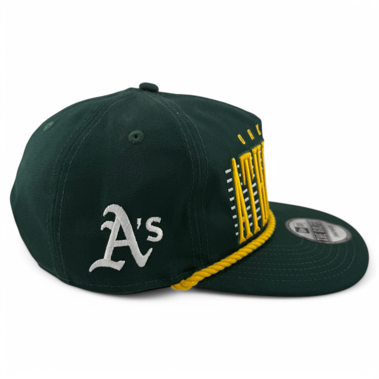 New Era Oakland Athletics A's MLB Golfer Line A-Frame Snapback Adjustable Hat