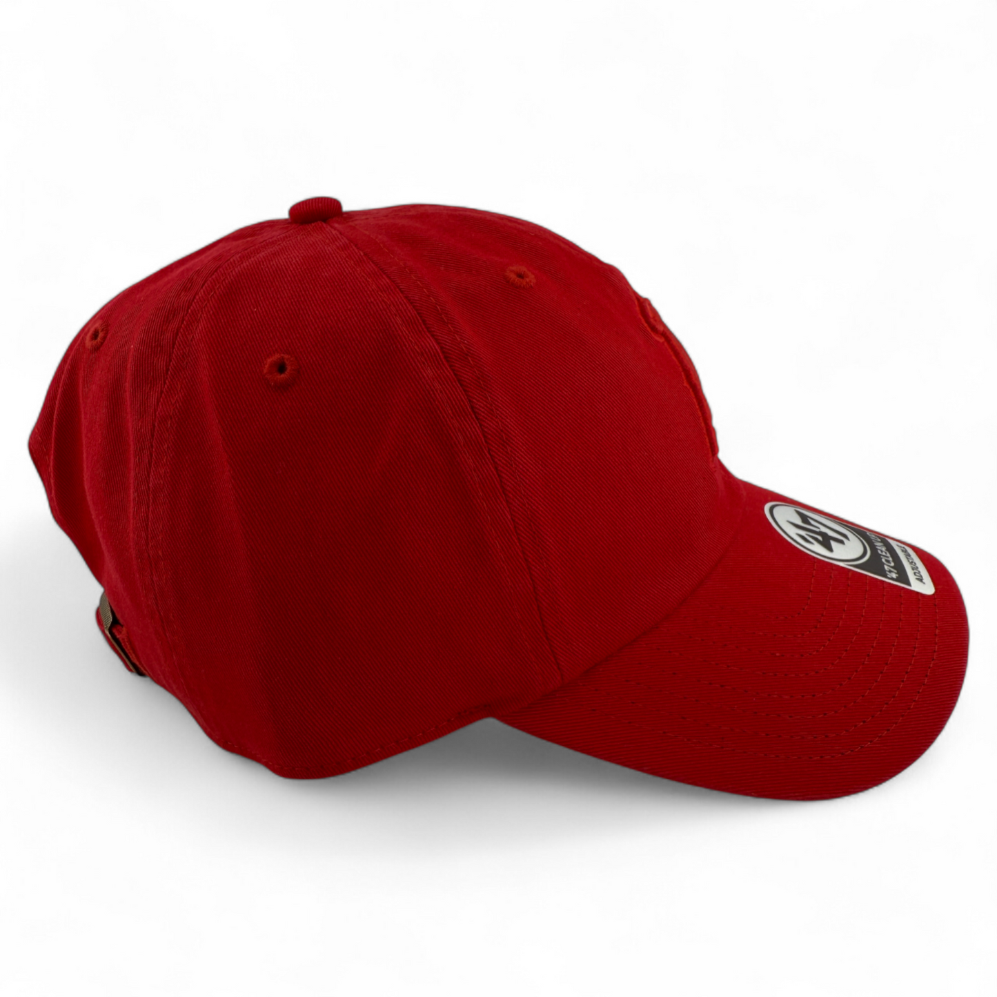 '47 Brand Los Angeles Angels LA MLB Tonal Red Clean Up Adjustable Dad Hat Cap