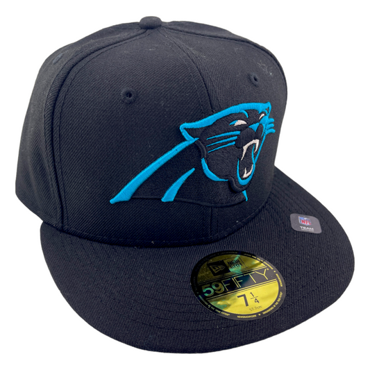 New Era Carolina Panthers Classic Omaha Main Black/Grey UV 59Fifty Fitted Hat