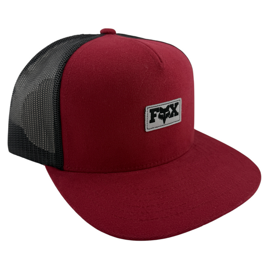Fox Racing FHEADX Head A-Frame Maroon Mesh Trucker Adjustable Snapback Hat Cap
