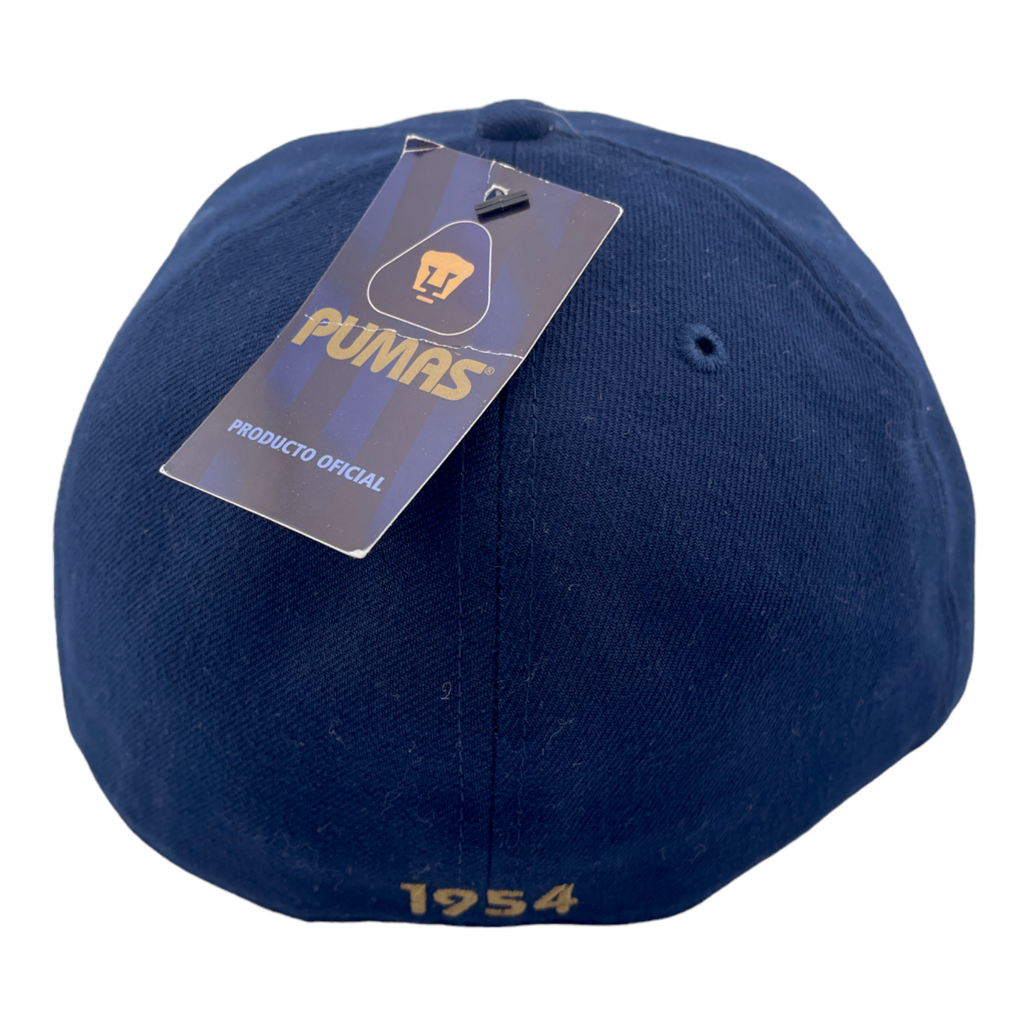 NEW Fi Collection Pumas UNAM Dawn FT-90 Pro Navy Blue/Grey UV Fitted Hat Cap