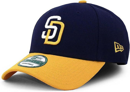 New Era San Diego Padres The League Blue Yellow 9Forty Adjustable Hat Cap