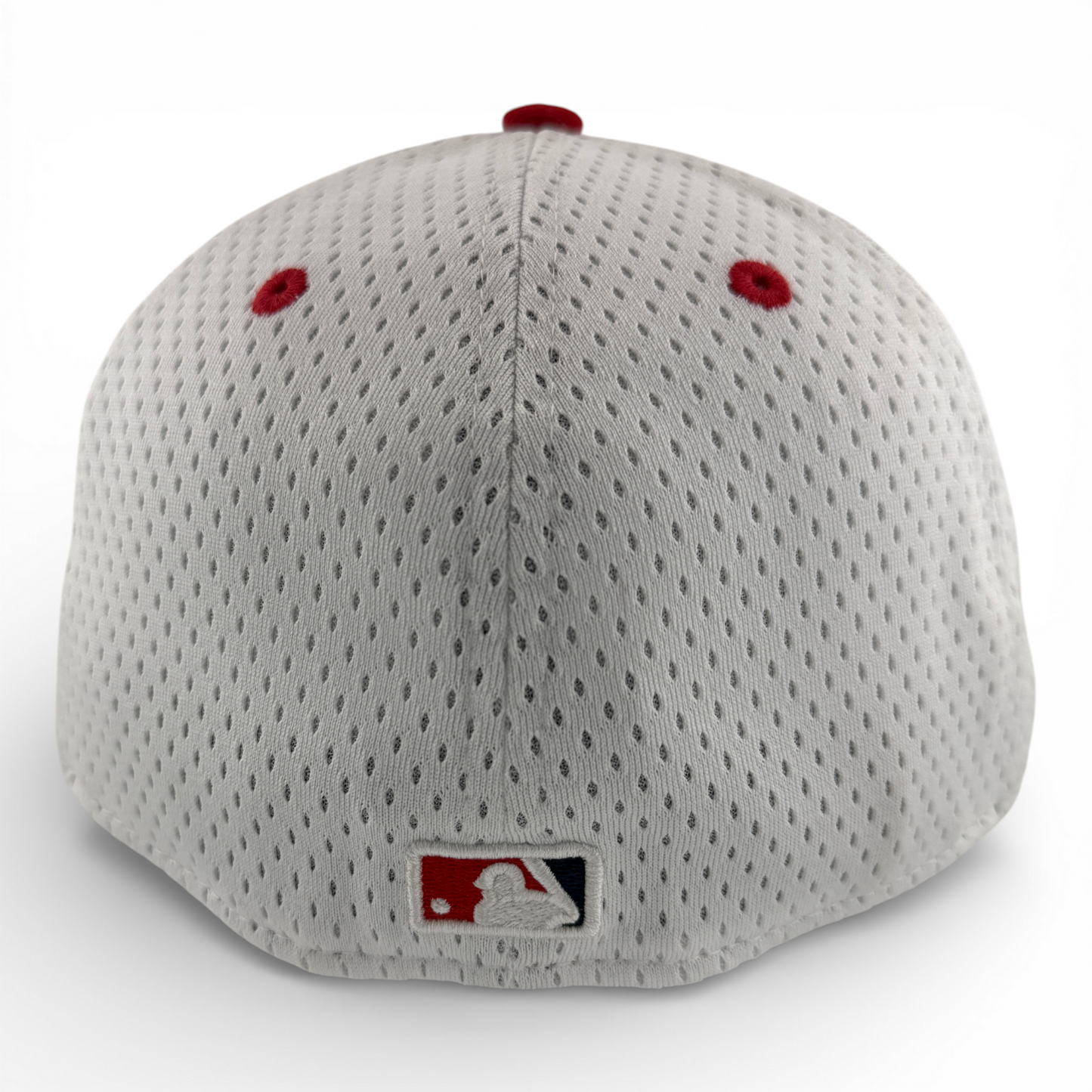 New Era Los Angeles Angels MLB Throwback Jersey Mesh Red 59Fifty Fitted Hat Cap
