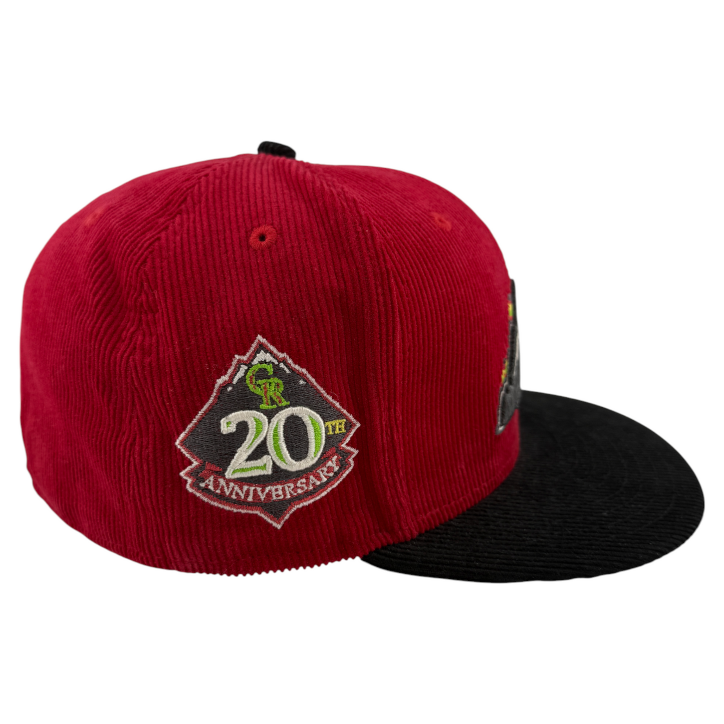 New Era Colorado Rockies MLB Full Corduroy 20th Anniversary 59FIFTY Fitted Hat