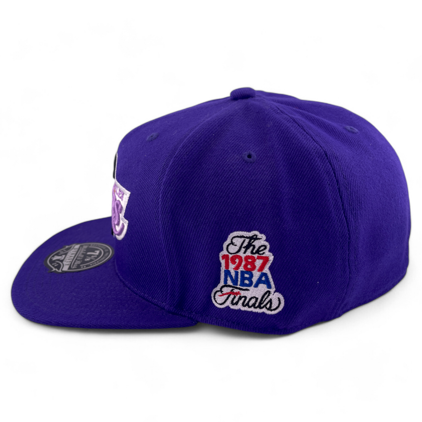 Mitchell & Ness Los Angeles Lakers NBA 1987 Finals The Champs HWC Fitted Hat Cap